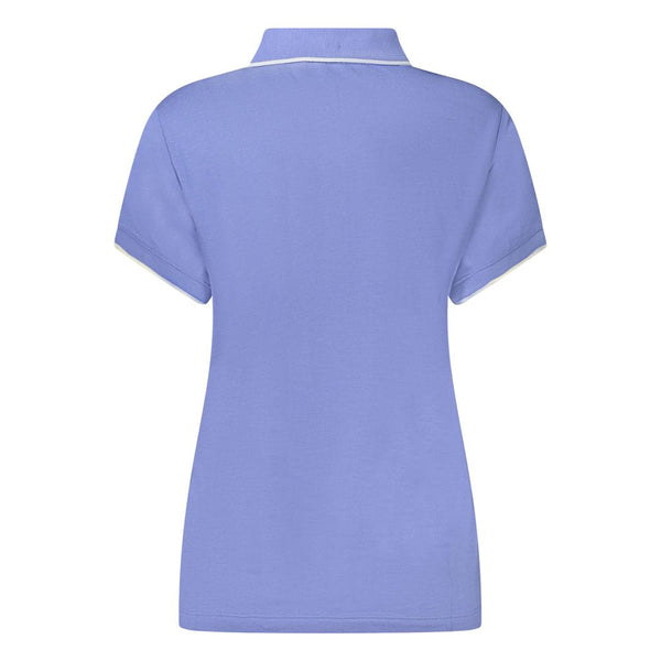 Blue Cotton Women Polo Shirt North Sails