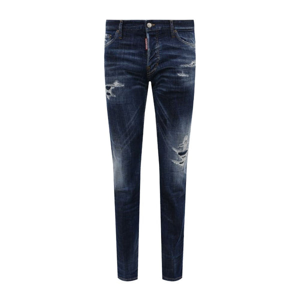 Blue Cotton Jeans & Pant Dsquared²