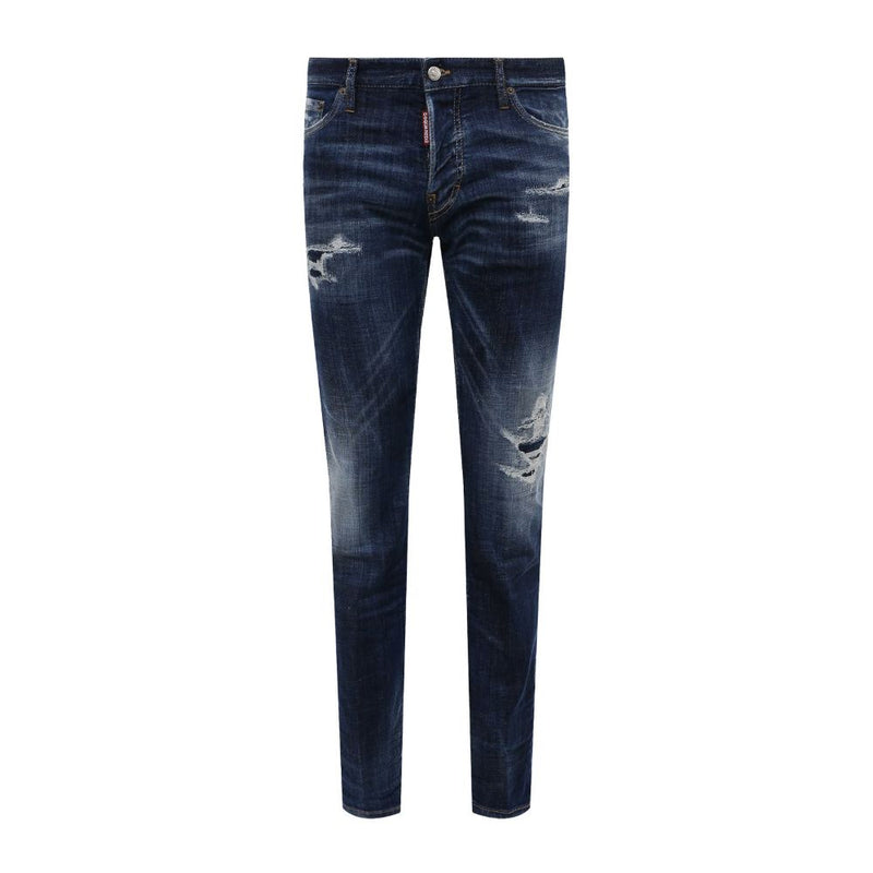 Blue Cotton Jeans & Pant Dsquared²
