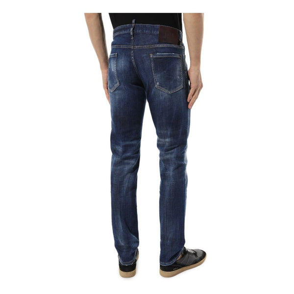 Blue Cotton Jeans & Pant Dsquared²