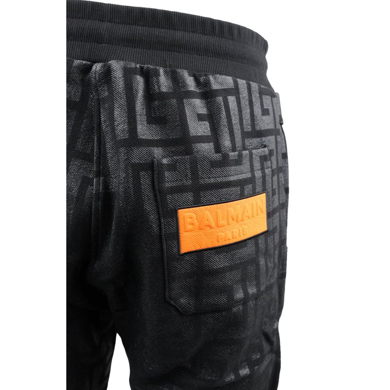 Black Cotton Jeans & Pant Balmain