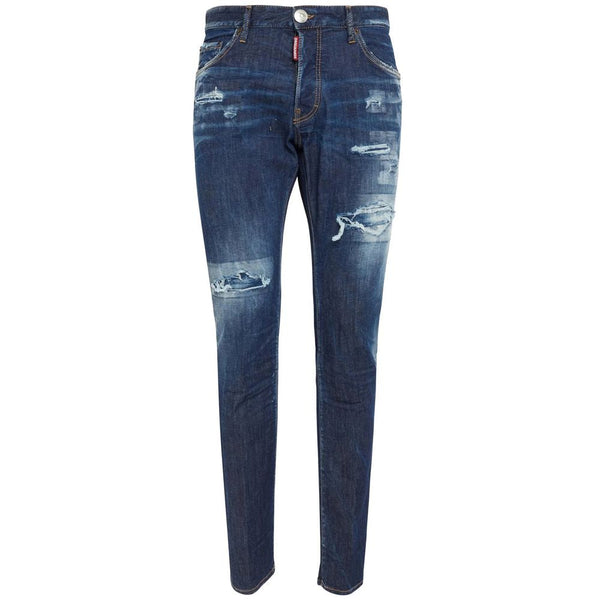 Blue Cotton Jeans & Pant Dsquared²