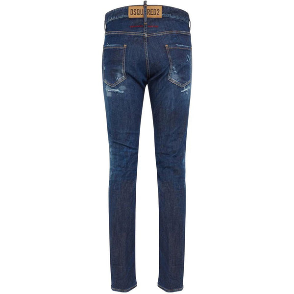 Blue Cotton Jeans & Pant Dsquared²