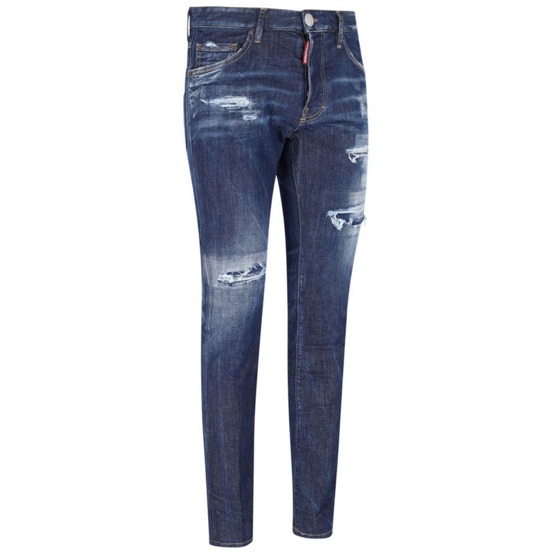 Blue Cotton Jeans & Pant Dsquared²