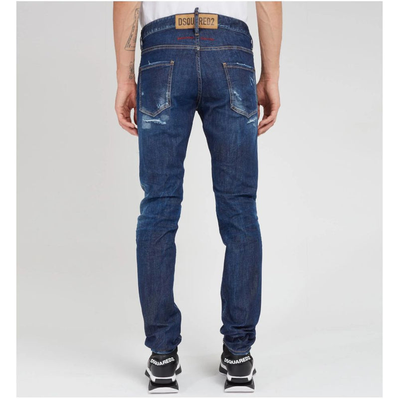 Blue Cotton Jeans & Pant Dsquared²