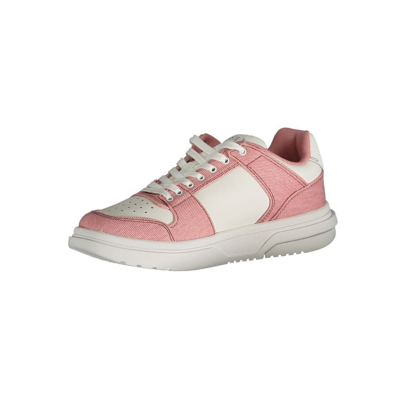 Pink Polyester Sneaker Tommy Hilfiger
