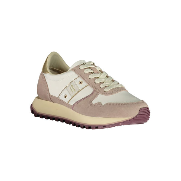 White Polyester Women Sneaker Blauer