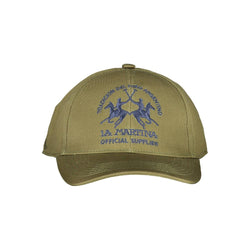 Green Cotton Men Cap La Martina