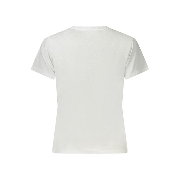 White Cotton Women T-Shirt Guess Jeans