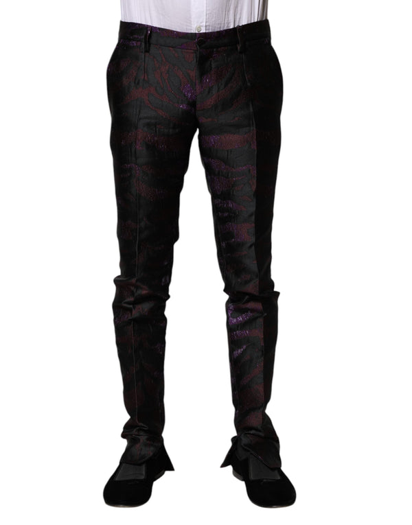 Multicolor Polyester Patterned Pants Dolce & Gabbana