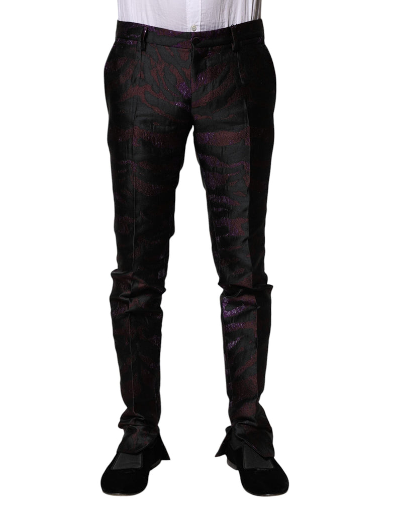Multicolor Polyester Patterned Pants Dolce & Gabbana