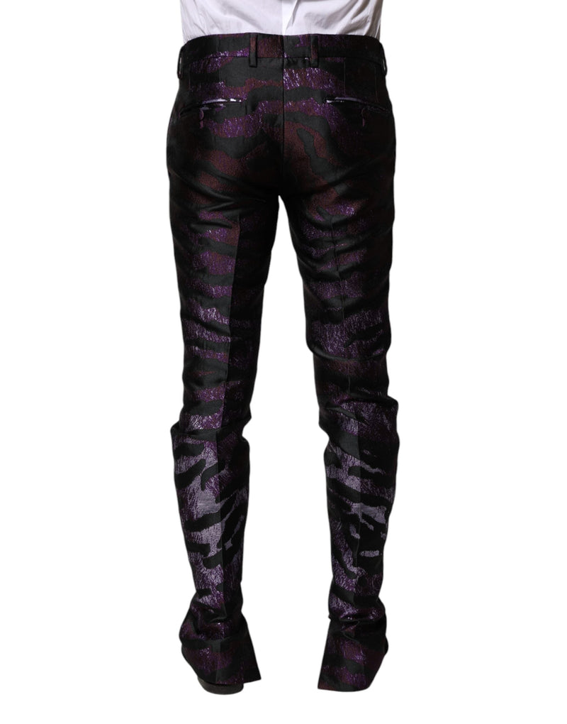 Multicolor Polyester Patterned Pants Dolce & Gabbana
