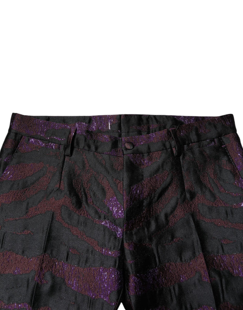 Multicolor Polyester Patterned Pants Dolce & Gabbana