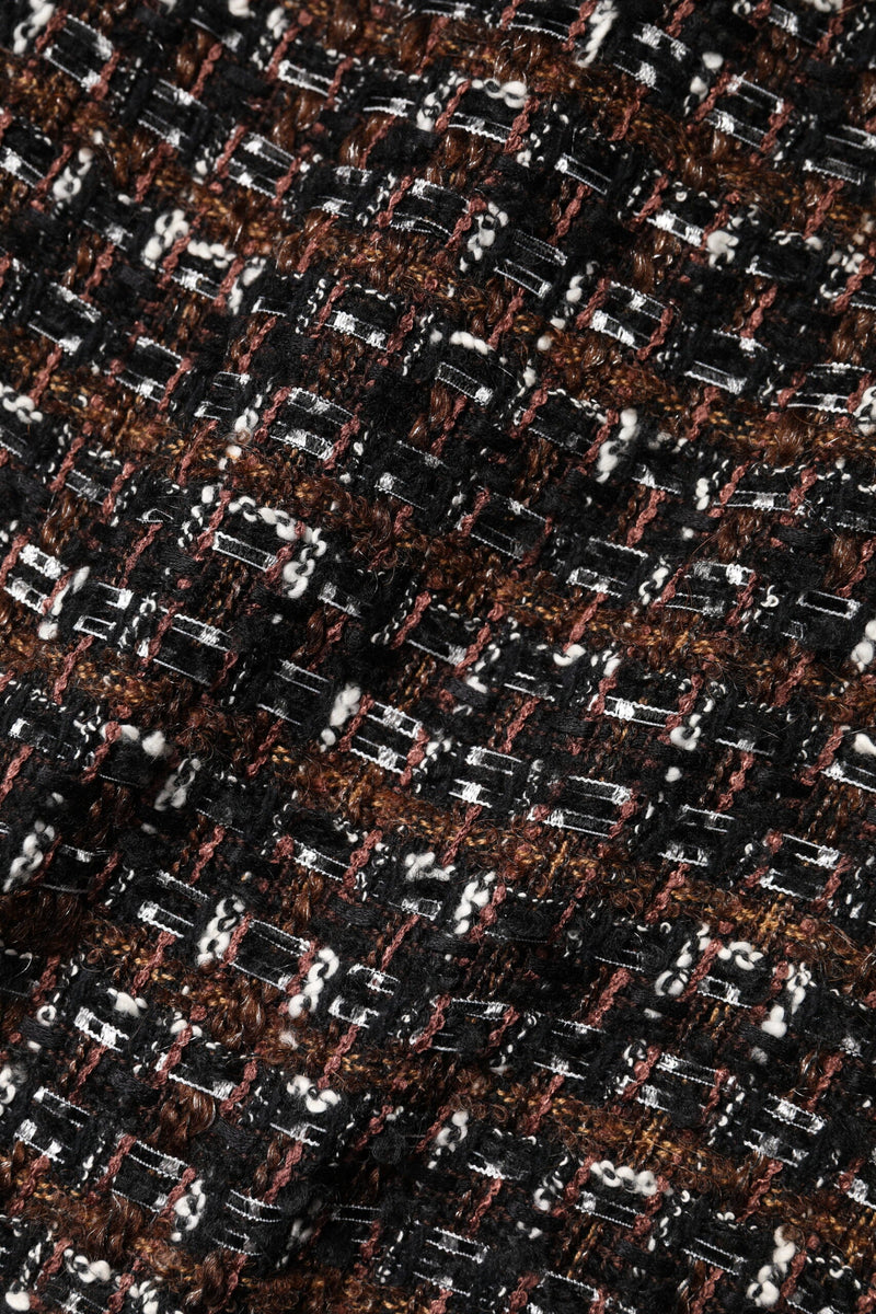 Multicolor Sleeveless Mini Tweed A-line Dress Dolce & Gabbana