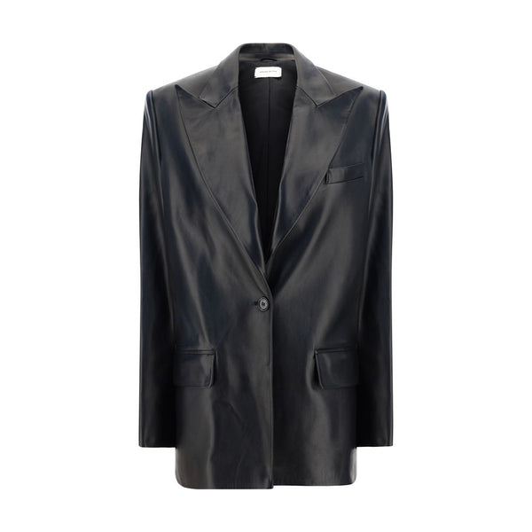 Leather Blazer Jacket Magda Butrym