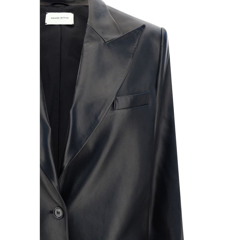 Leather Blazer Jacket Magda Butrym