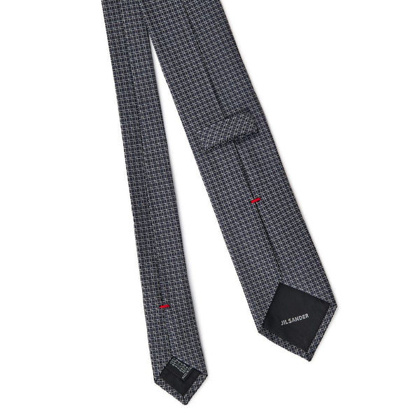 Gray Silk Ties & Bowty Jil Sander