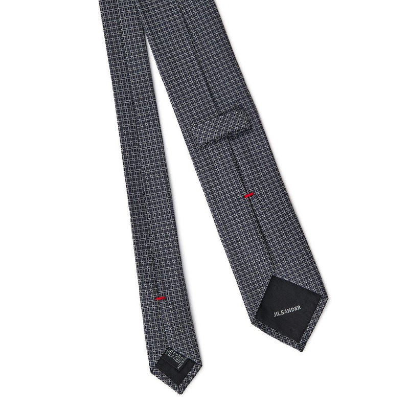 Gray Silk Ties & Bowty Jil Sander