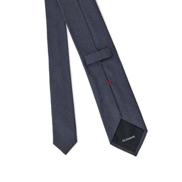 Blue Silk Ties & Bowty Jil Sander