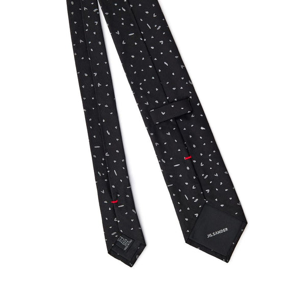 Black Silk Ties & Bowty Jil Sander