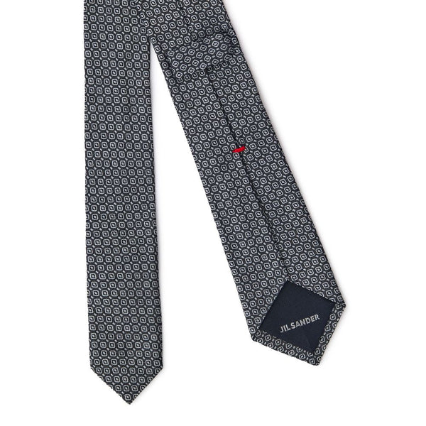 Gray Silk Ties & Bowty Jil Sander