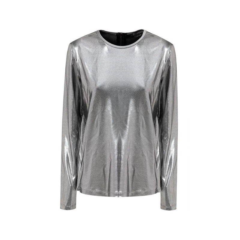 Gray Viscose Long Sleeve Tom Ford