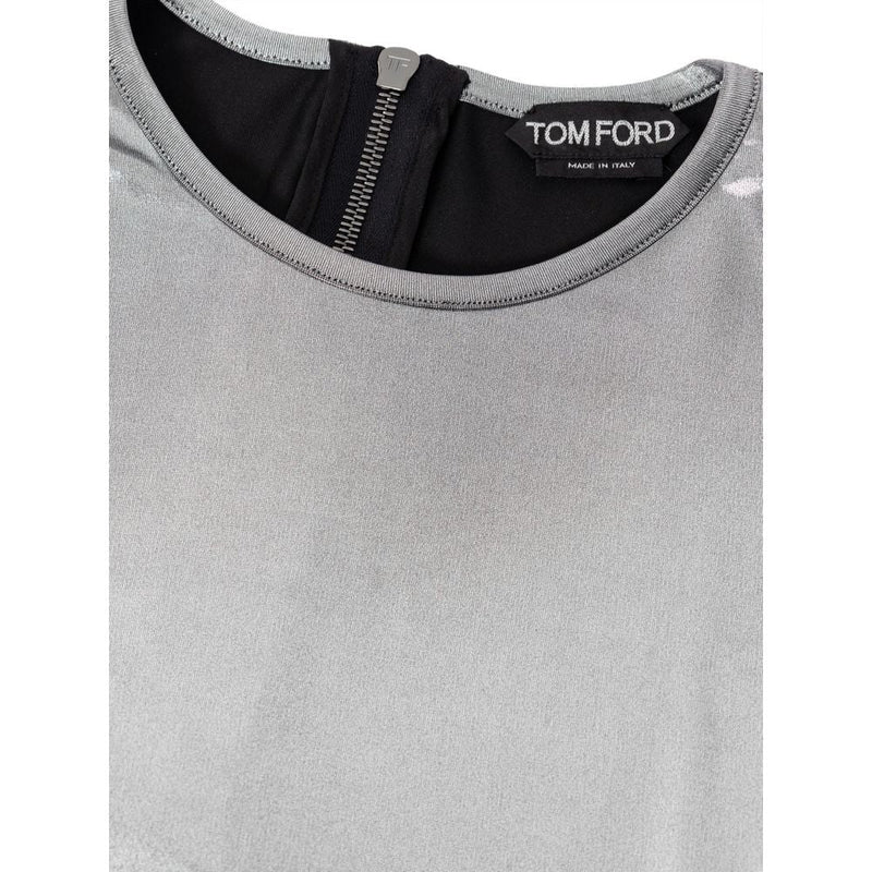 Gray Viscose Long Sleeve Tom Ford