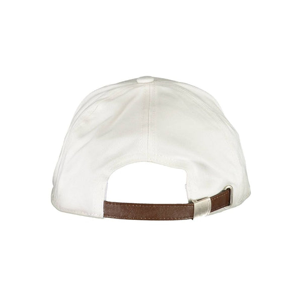 White Cotton Men Cap La Martina