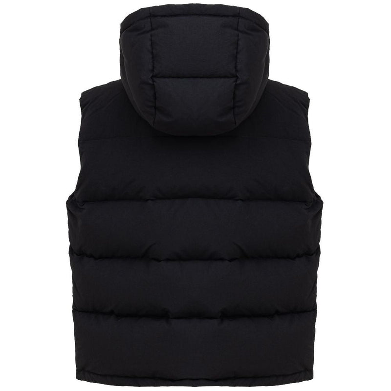 Black Polyester Sleveless Jacket Dolce & Gabbana