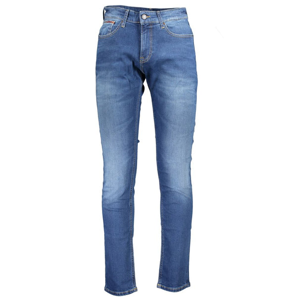 Blue Cotton Men Jeans Tommy Hilfiger