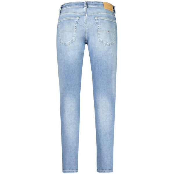 Light Blue Cotton Men Jeans Tommy Hilfiger