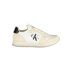 White Polyester Women Sneaker Calvin Klein
