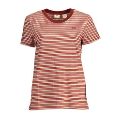 Red Cotton Women T-Shirt Levi's