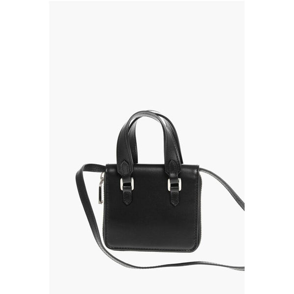 Leather MINIBAG Wallet with Shoulder Strap Dsquared²