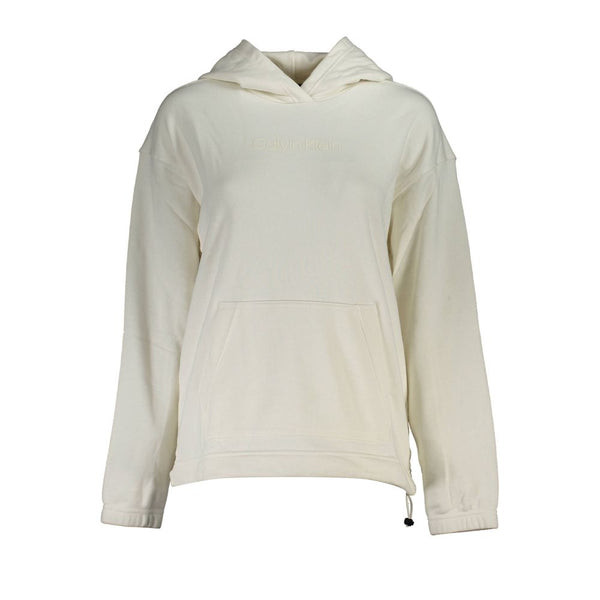 White Cotton Womens Sweater Calvin Klein
