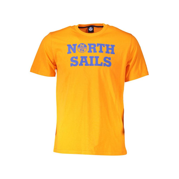 Orange Cotton Men T-Shirt North Sails