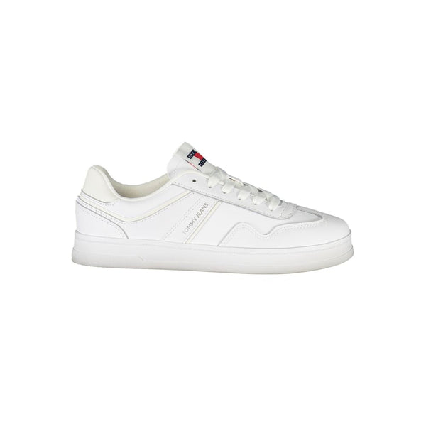 White Polyethylene Women Sneaker Tommy Hilfiger
