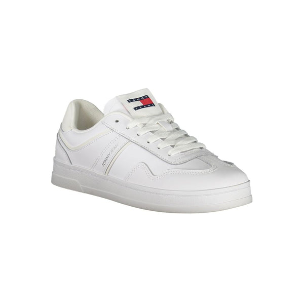 White Polyethylene Women Sneaker Tommy Hilfiger