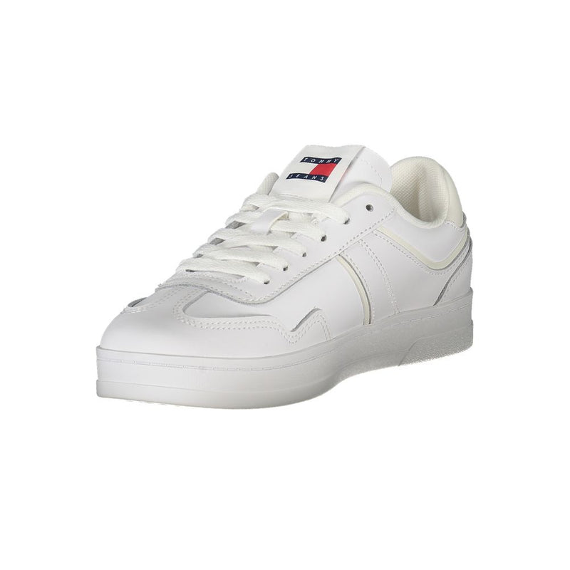 White Polyethylene Women Sneaker Tommy Hilfiger