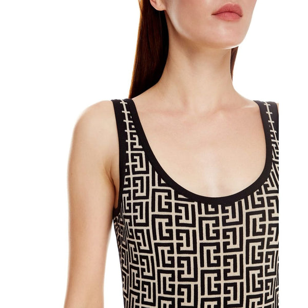 White Wool Women Bodysuit Balmain
