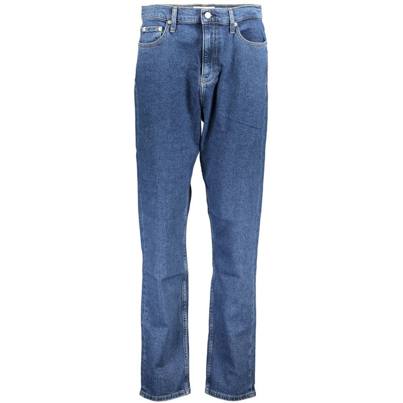 Blue Cotton Jeans & Pant Calvin Klein