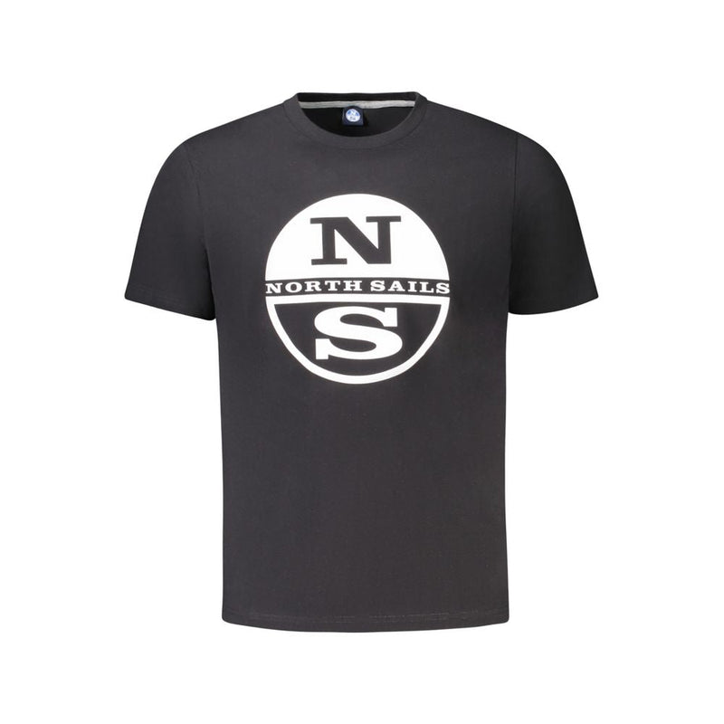 Black Cotton Men T-Shirt North Sails