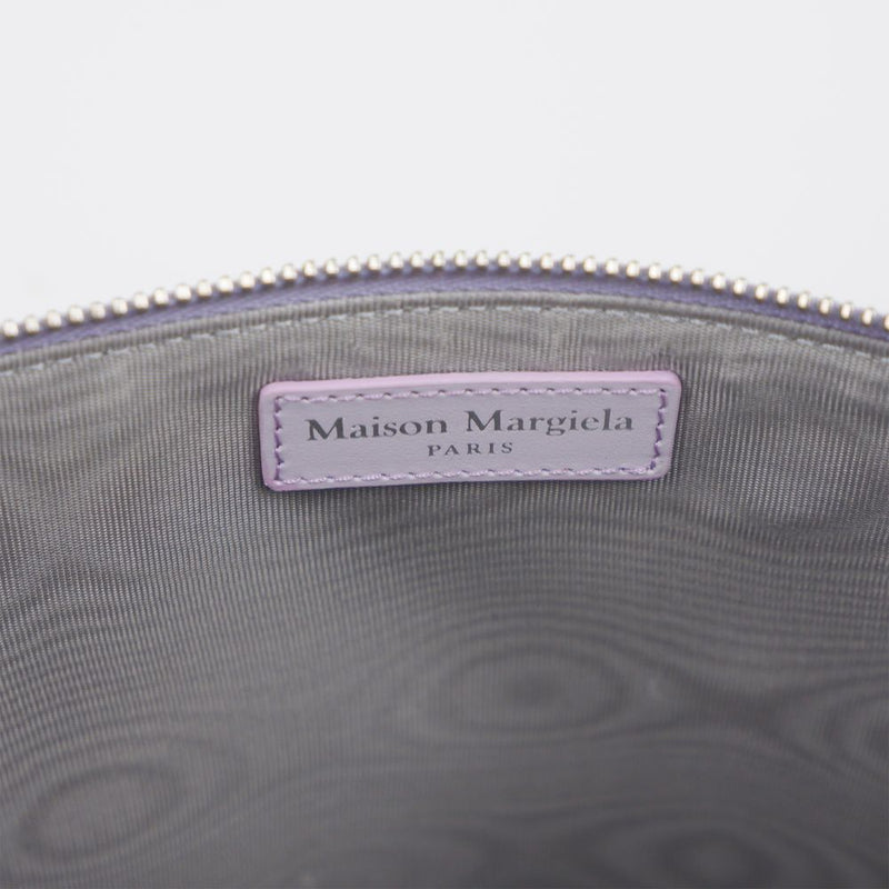 Purple Calfskin Clutch Bag Maison Margiela