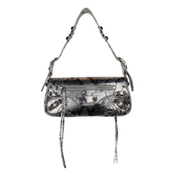 Gray Calfskin Handbag Balenciaga