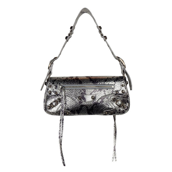 Gray Calfskin Handbag Balenciaga
