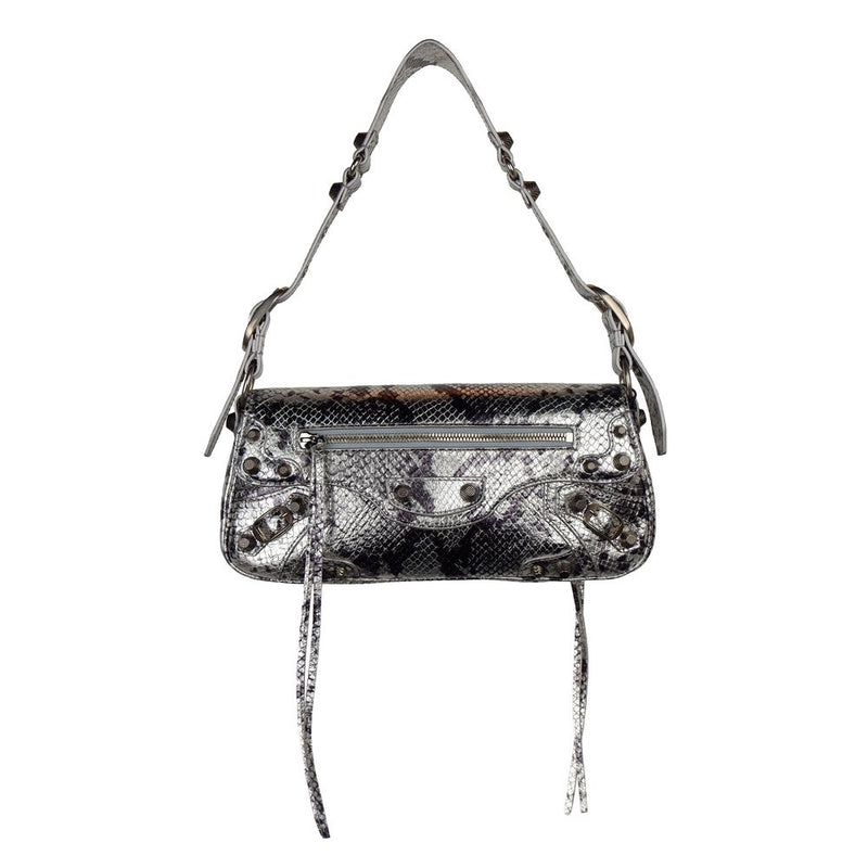 Gray Calfskin Handbag Balenciaga