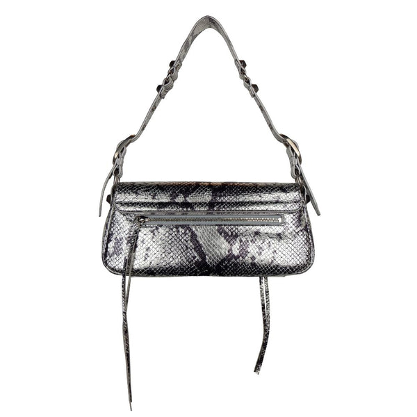 Gray Calfskin Handbag Balenciaga