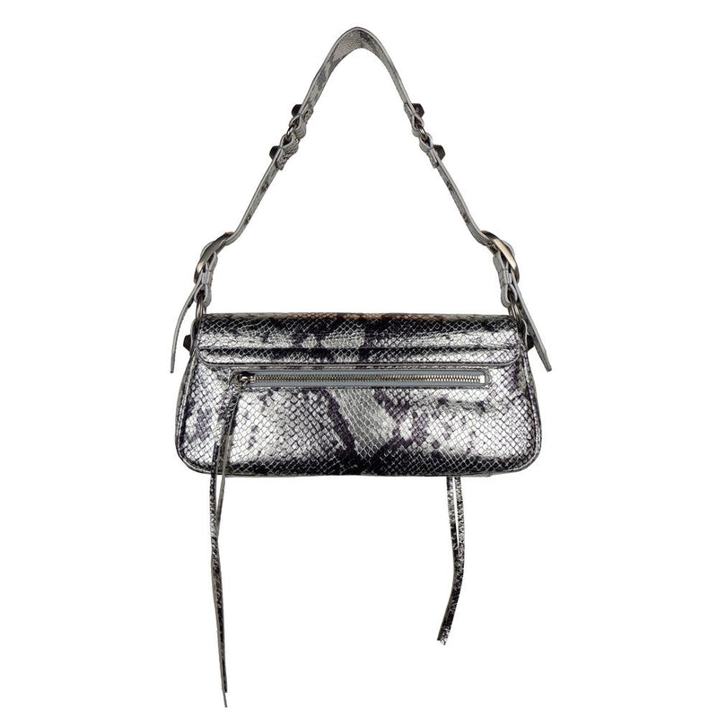 Gray Calfskin Handbag Balenciaga