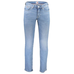 Light Blue Cotton Men Jeans Tommy Hilfiger