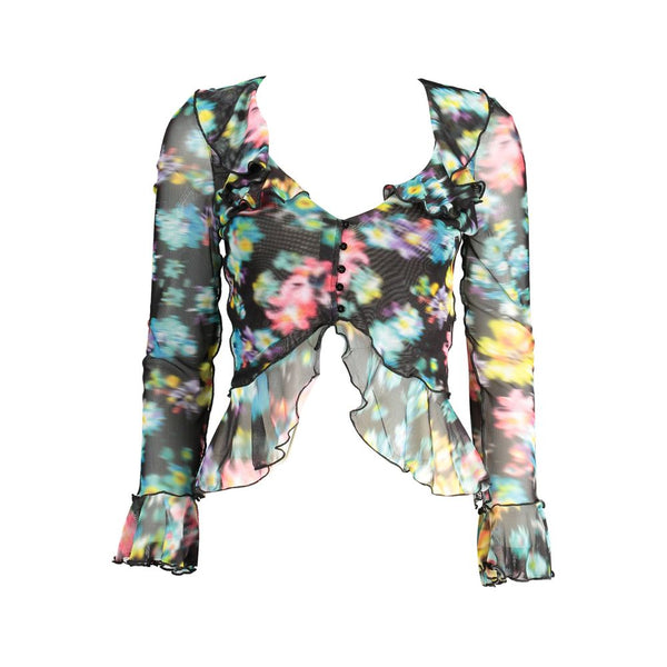 Black Polyester Women T-Shirt Desigual